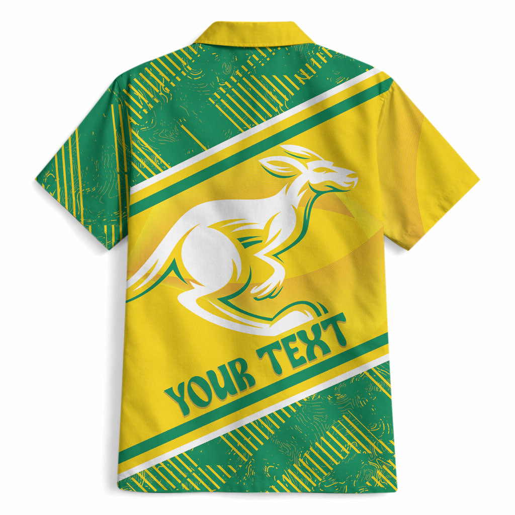 Personalised Jackaroos Bowls Australia Hawaiian Shirt National Color Sporty Style