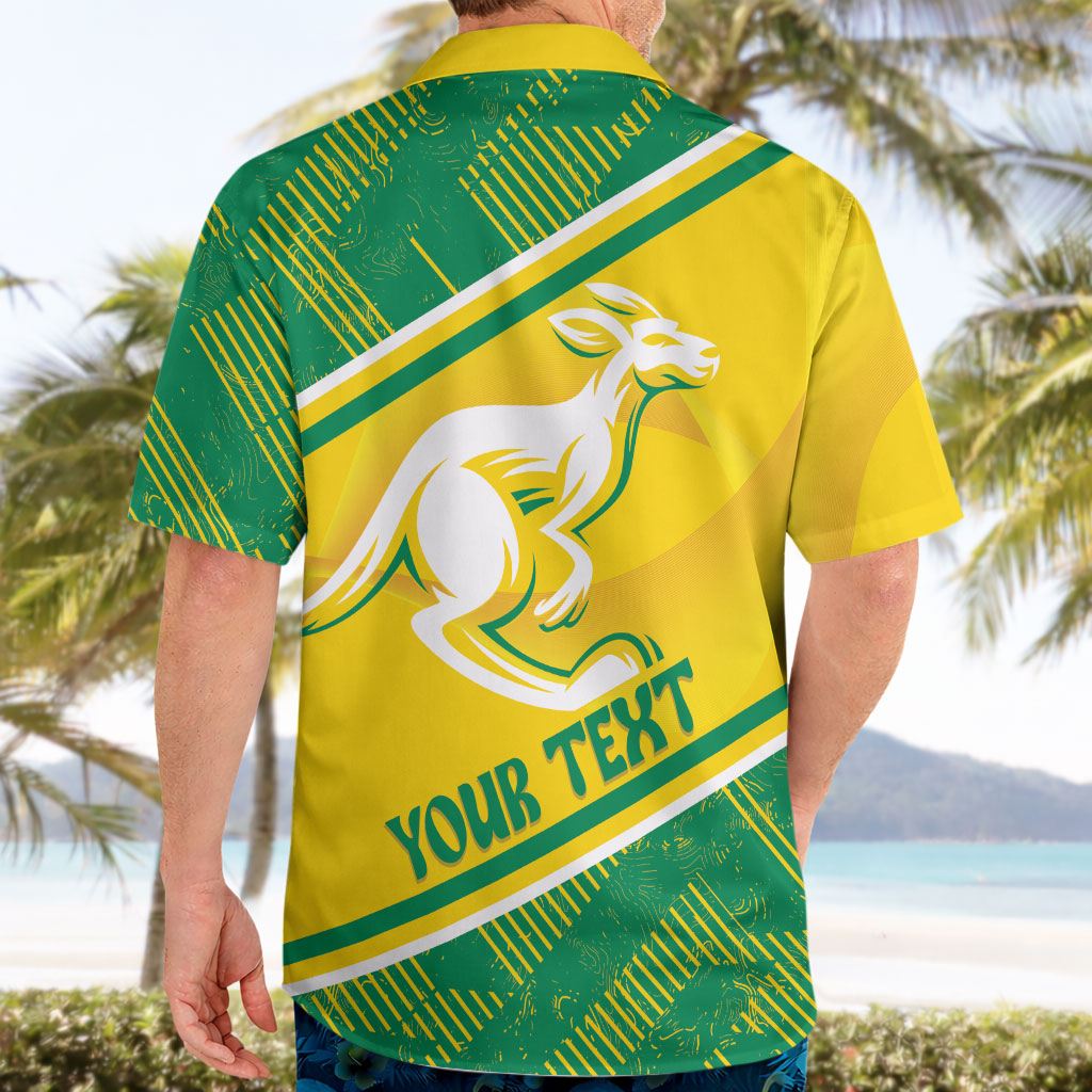 Personalised Jackaroos Bowls Australia Hawaiian Shirt National Color Sporty Style