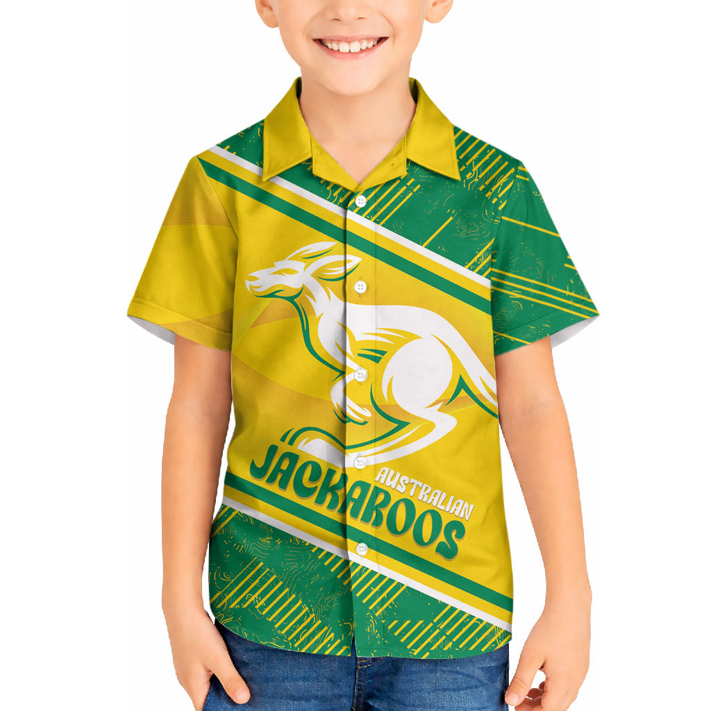 Personalised Jackaroos Bowls Australia Hawaiian Shirt National Color Sporty Style