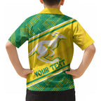 Personalised Jackaroos Bowls Australia Hawaiian Shirt National Color Sporty Style