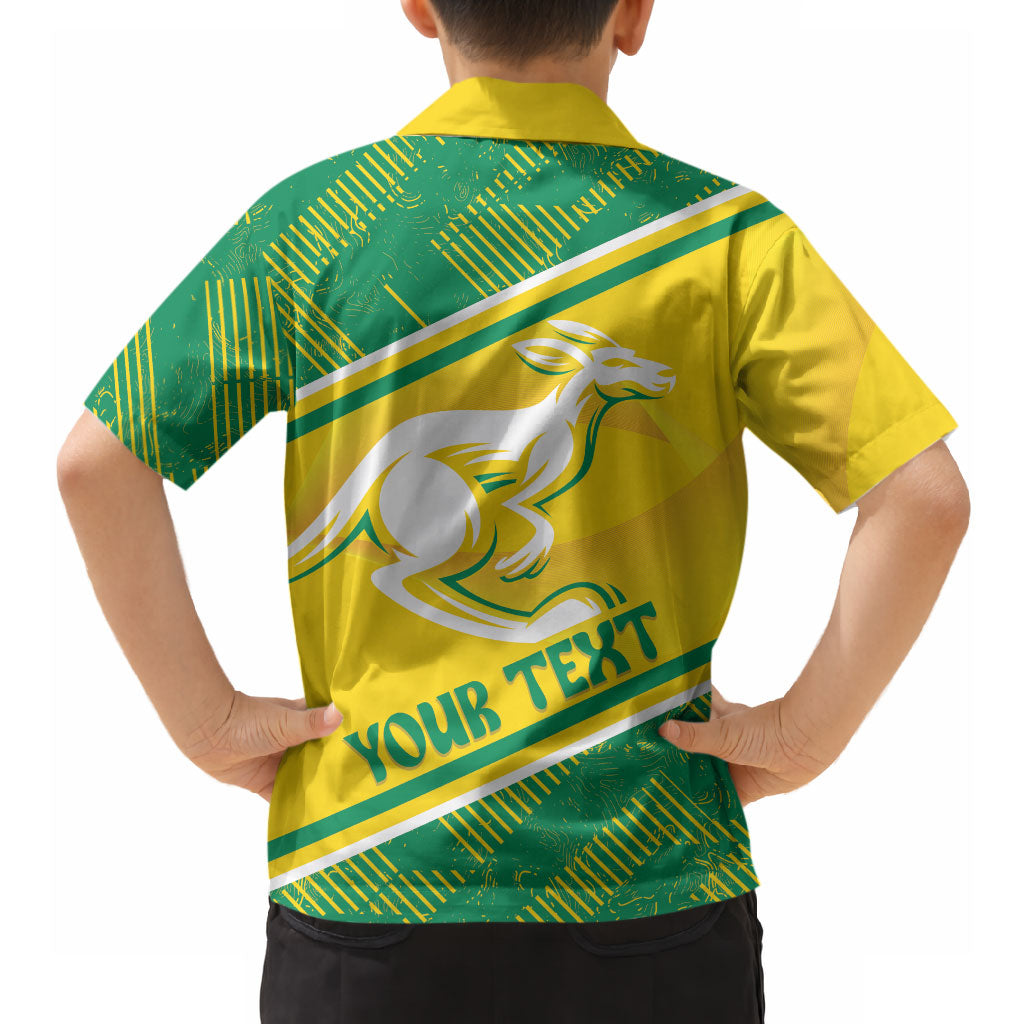 Personalised Jackaroos Bowls Australia Hawaiian Shirt National Color Sporty Style