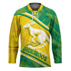 Personalised Jackaroos Bowls Australia Hockey Jersey National Color Sporty Style