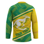 Personalised Jackaroos Bowls Australia Hockey Jersey National Color Sporty Style