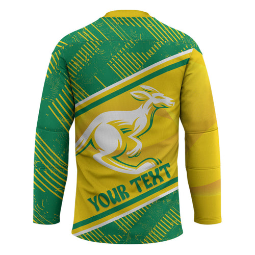 Personalised Jackaroos Bowls Australia Hockey Jersey National Color Sporty Style