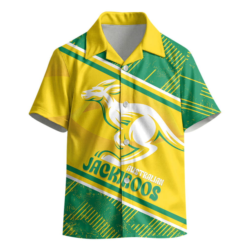 Personalised Jackaroos Bowls Australia Kid Hawaiian Shirt National Color Sporty Style