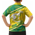 Personalised Jackaroos Bowls Australia Kid Hawaiian Shirt National Color Sporty Style