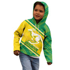 Personalised Jackaroos Bowls Australia Kid Hoodie National Color Sporty Style
