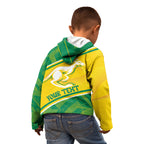 Personalised Jackaroos Bowls Australia Kid Hoodie National Color Sporty Style