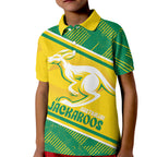 Personalised Jackaroos Bowls Australia Kid Polo Shirt National Color Sporty Style