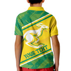 Personalised Jackaroos Bowls Australia Kid Polo Shirt National Color Sporty Style