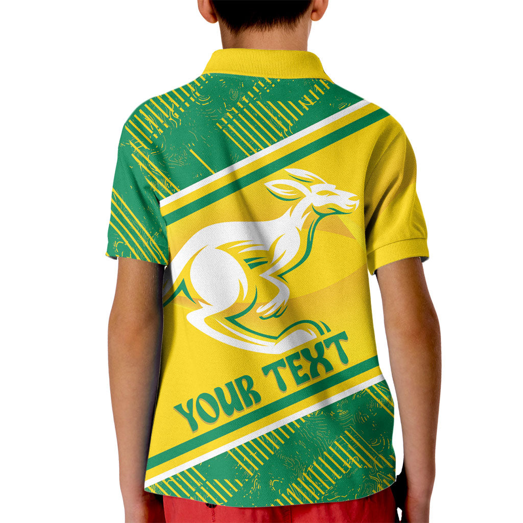Personalised Jackaroos Bowls Australia Kid Polo Shirt National Color Sporty Style