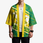 Personalised Jackaroos Bowls Australia Kimono National Color Sporty Style