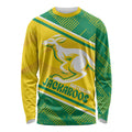 Personalised Jackaroos Bowls Australia Long Sleeve Shirt National Color Sporty Style