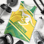Personalised Jackaroos Bowls Australia Men Tank Top National Color Sporty Style
