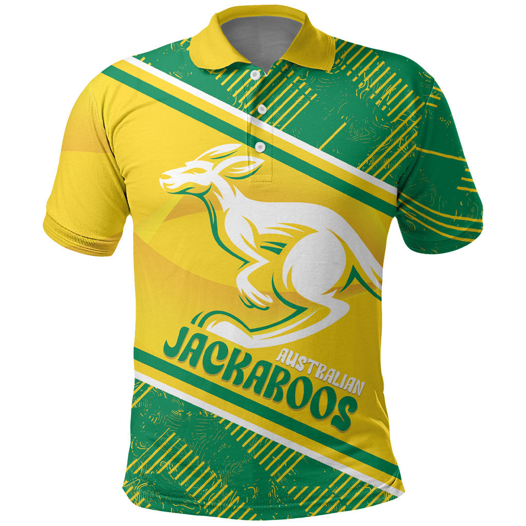 Personalised Jackaroos Bowls Australia Polo Shirt National Color Sporty Style