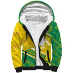 Personalised Jackaroos Bowls Australia Sherpa Hoodie National Color Sporty Style