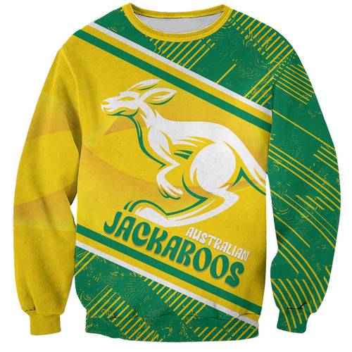 Personalised Jackaroos Bowls Australia Sweatshirt National Color Sporty Style