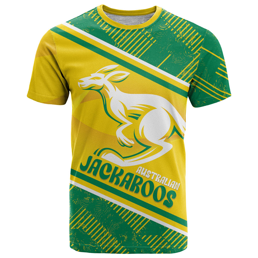 Personalised Jackaroos Bowls Australia T Shirt National Color Sporty Style