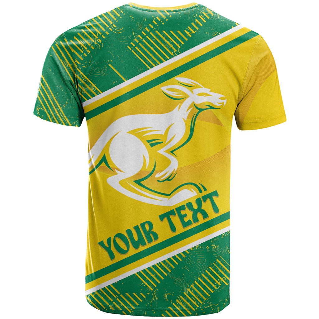 Personalised Jackaroos Bowls Australia T Shirt National Color Sporty Style