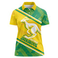 Personalised Jackaroos Bowls Australia Women Polo Shirt National Color Sporty Style