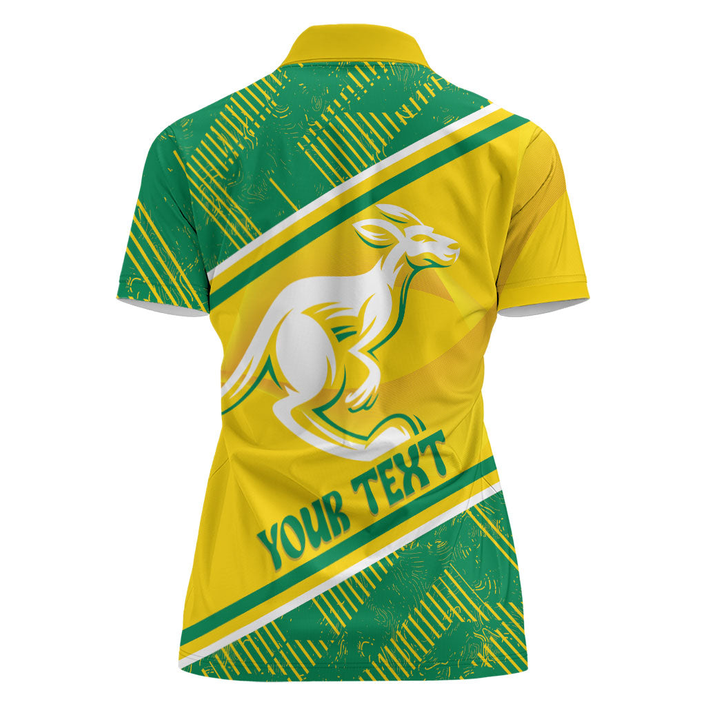 Personalised Jackaroos Bowls Australia Women Polo Shirt National Color Sporty Style