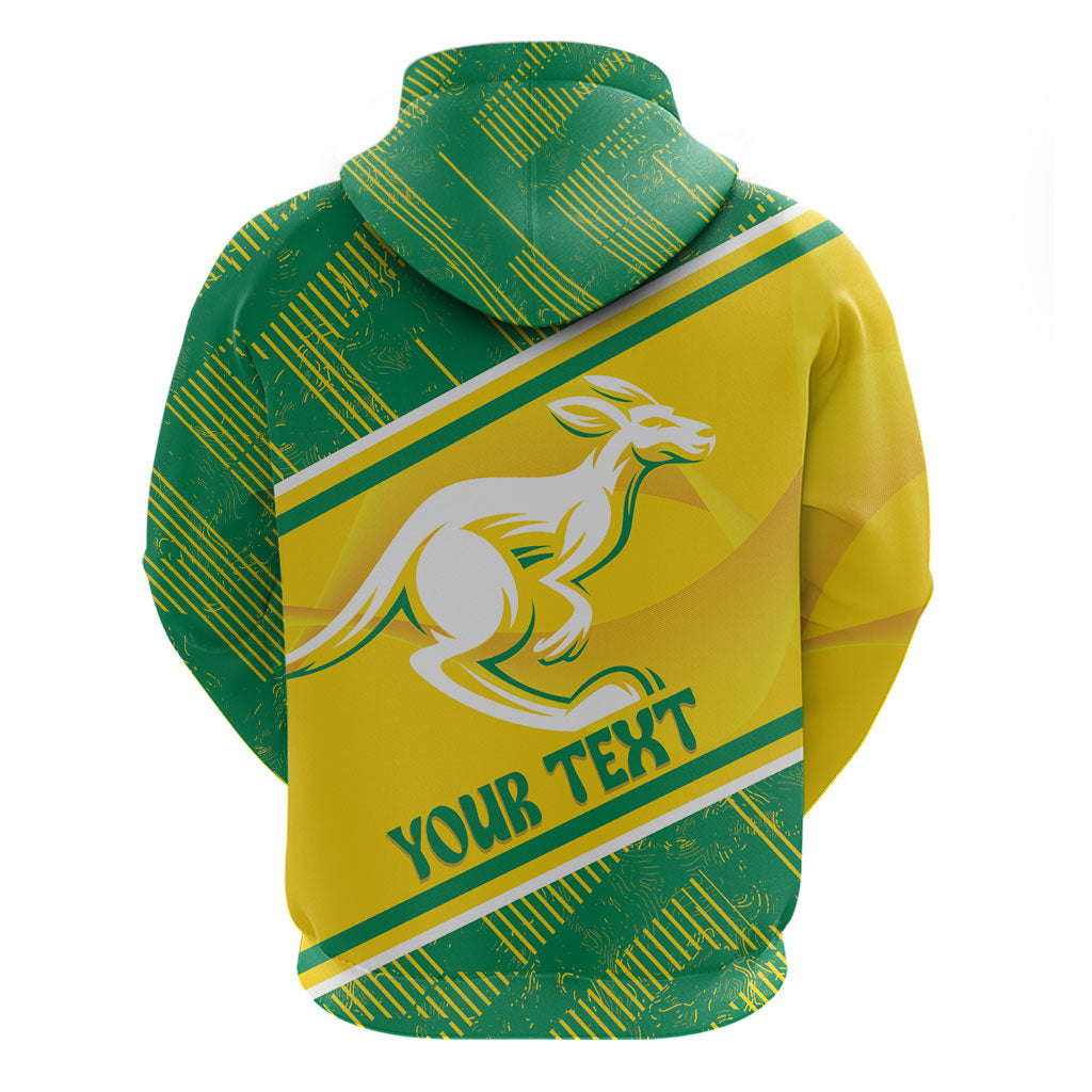 Personalised Jackaroos Bowls Australia Zip Hoodie National Color Sporty Style