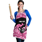 Bowls Australia Breast Cancer Custom Apron Think Pink Aboriginal Art