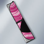 Bowls Australia Breast Cancer Custom Auto Sun Shade Think Pink Aboriginal Art