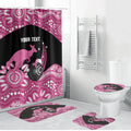 Bowls Australia Breast Cancer Custom Bathroom Set Think Pink Aboriginal Art