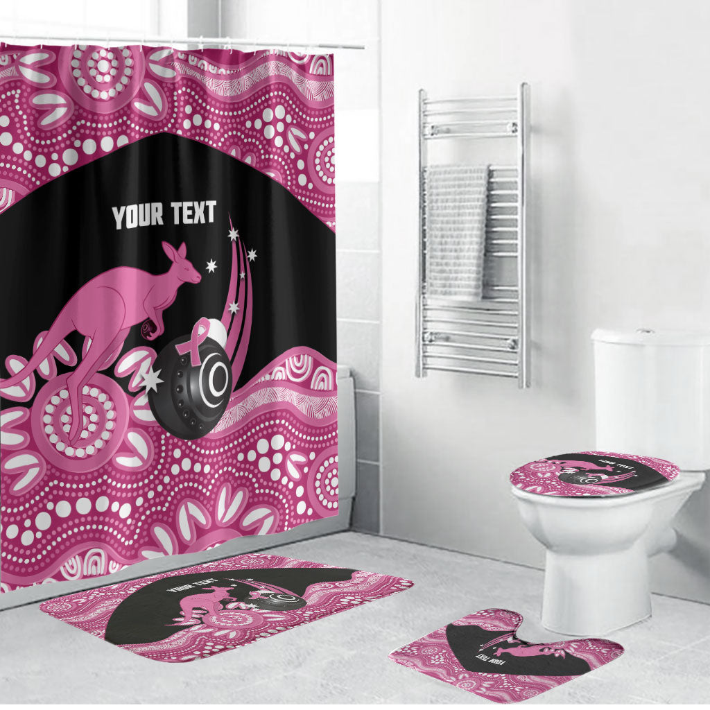 Bowls Australia Breast Cancer Custom Bathroom Set Think Pink Aboriginal Art