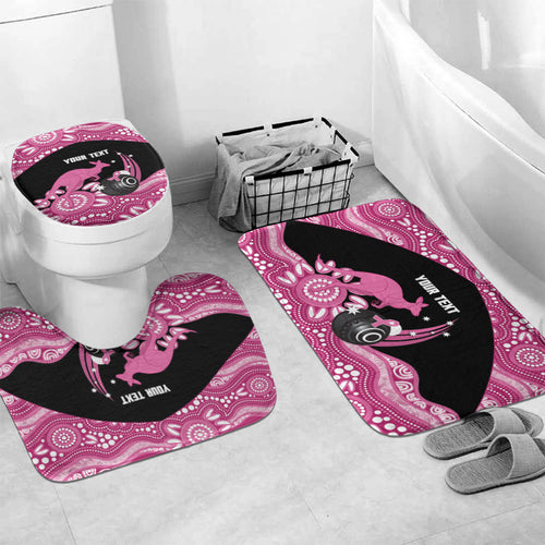 Bowls Australia Breast Cancer Custom Bathroom Set Think Pink Aboriginal Art