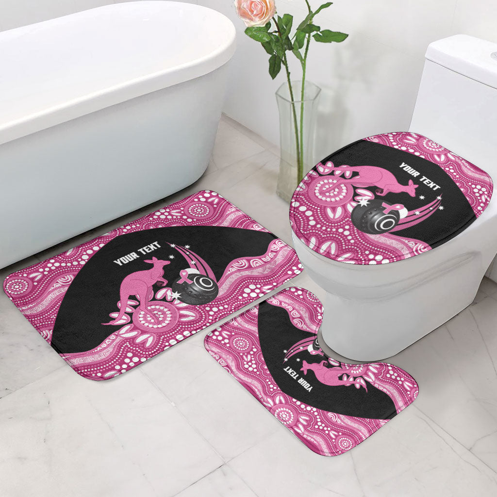 Bowls Australia Breast Cancer Custom Bathroom Set Think Pink Aboriginal Art