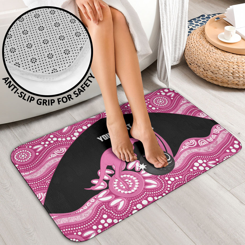 Bowls Australia Breast Cancer Custom Bathroom Set Think Pink Aboriginal Art