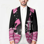 Bowls Australia Breast Cancer Custom Blazer Think Pink Aboriginal Art