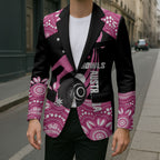 Bowls Australia Breast Cancer Custom Blazer Think Pink Aboriginal Art