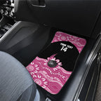 Bowls Australia Breast Cancer Custom Car Mats Think Pink Aboriginal Art