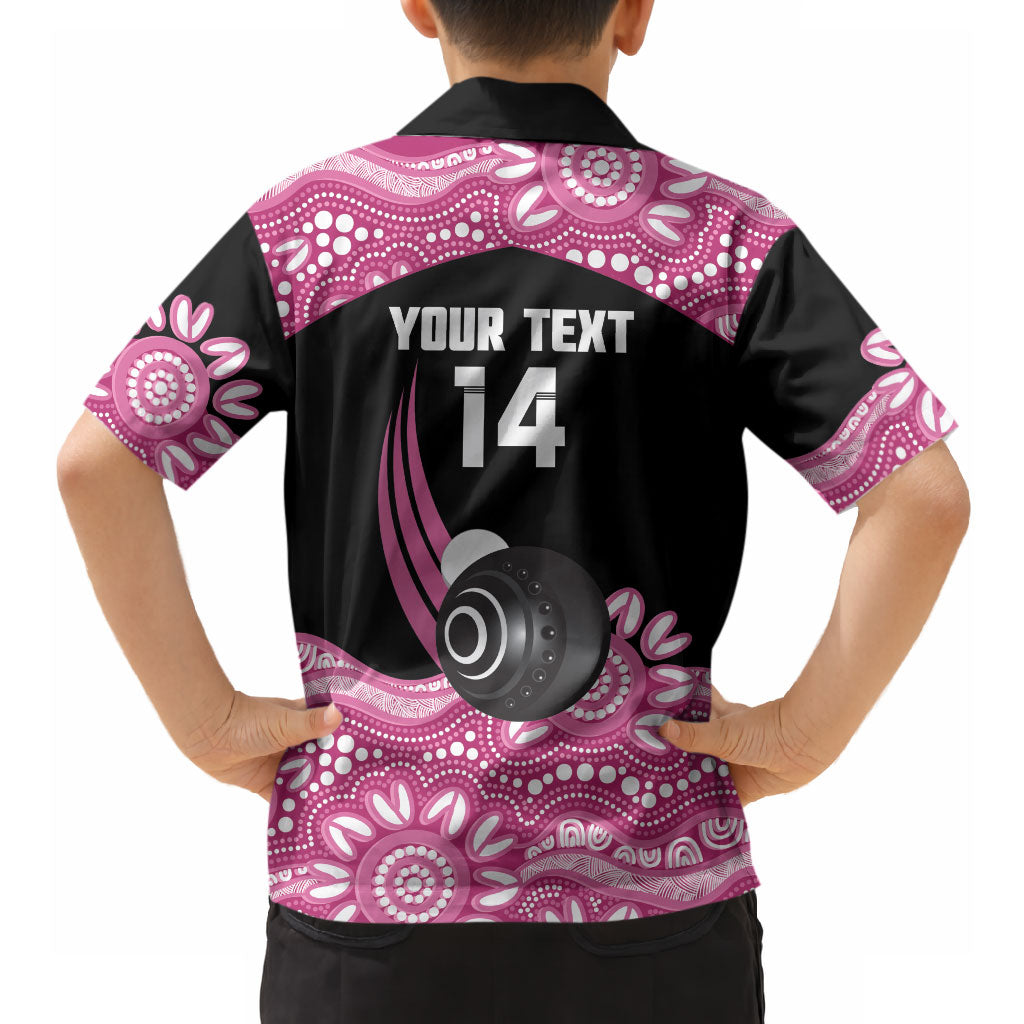 Bowls Australia Breast Cancer Custom Hawaiian Shirt Think Pink Aboriginal Art