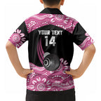 Bowls Australia Breast Cancer Custom Hawaiian Shirt Think Pink Aboriginal Art