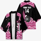 Bowls Australia Breast Cancer Custom Kimono Think Pink Aboriginal Art