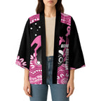 Bowls Australia Breast Cancer Custom Kimono Think Pink Aboriginal Art