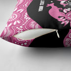 Bowls Australia Breast Cancer Custom Pillow Cover Think Pink Aboriginal Art