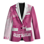 Bowls Australia Breast Cancer Personalised Blazer Aussie Kangaroo Marble Sporty