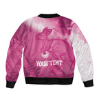Bowls Australia Breast Cancer Personalised Bomber Jacket Aussie Kangaroo Marble Sporty