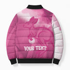 Bowls Australia Breast Cancer Personalised Bomber Puffer Jacket Aussie Kangaroo Marble Sporty