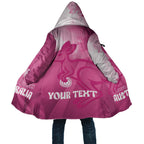 Bowls Australia Breast Cancer Personalised Cloak Aussie Kangaroo Marble Sporty