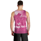 Bowls Australia Breast Cancer Personalised Men Tank Top Aussie Kangaroo Marble Sporty