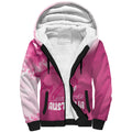 Bowls Australia Breast Cancer Personalised Sherpa Hoodie Aussie Kangaroo Marble Sporty