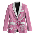 Australia Soccer Breast Cancer Custom Blazer Think Pink Aussie Opal Aboriginal Art