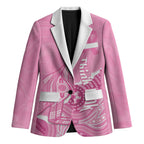 Australia Soccer Breast Cancer Custom Blazer Think Pink Aussie Opal Aboriginal Art
