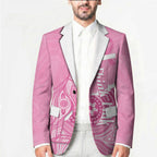 Australia Soccer Breast Cancer Custom Blazer Think Pink Aussie Opal Aboriginal Art